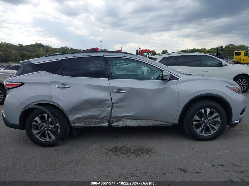 2018 Nissan Murano Sv VIN: 5N1AZ2MG8JN138950 Lot: 40651577