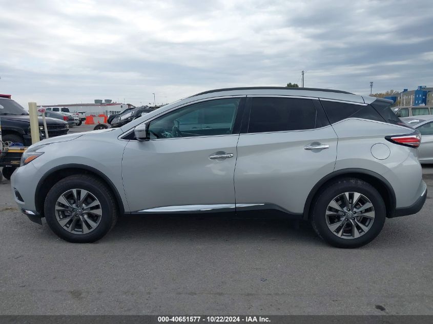 2018 Nissan Murano Sv VIN: 5N1AZ2MG8JN138950 Lot: 40651577