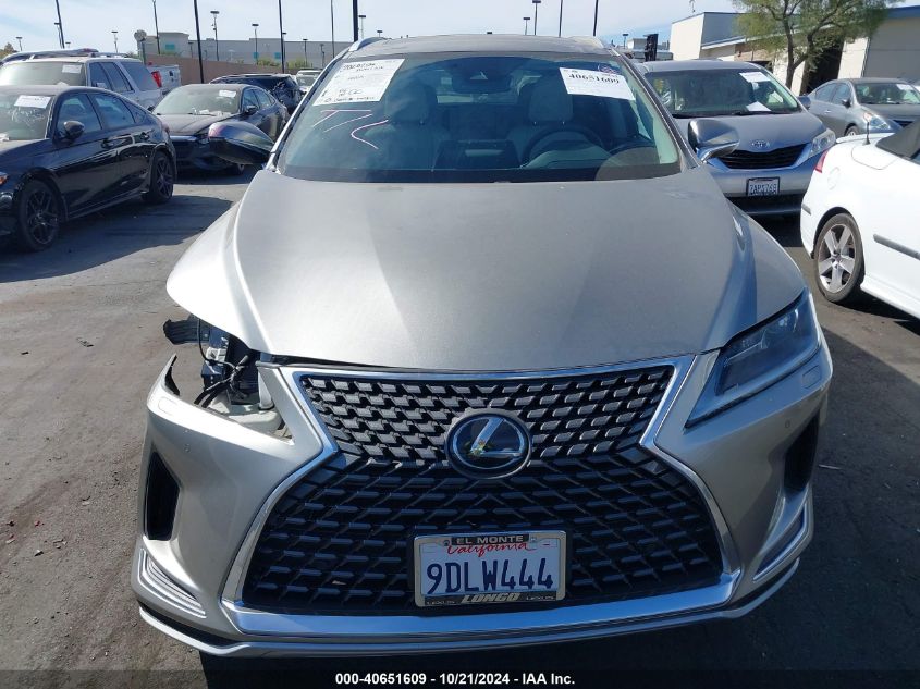 2022 Lexus Rx 350 VIN: 2T2HZMAA7NC259889 Lot: 40651609