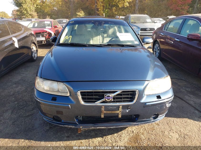 2007 Volvo S60 2.5T VIN: YV1RH592272620102 Lot: 40651625