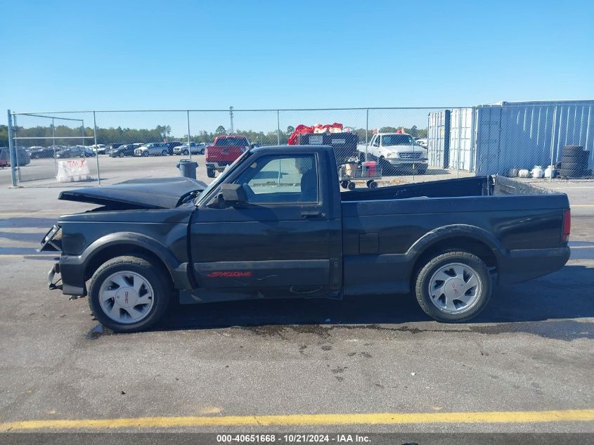 1991 GMC Syclone VIN: 1GDCT14Z3M8800295 Lot: 40651668