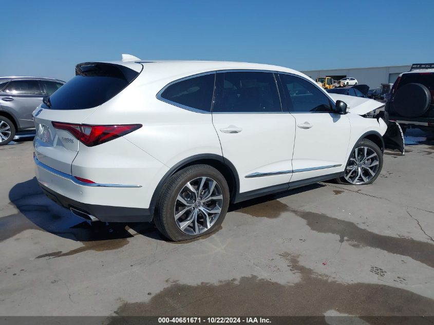 2023 Acura Mdx Technology Package VIN: 5J8YD9H49PL006201 Lot: 40651671