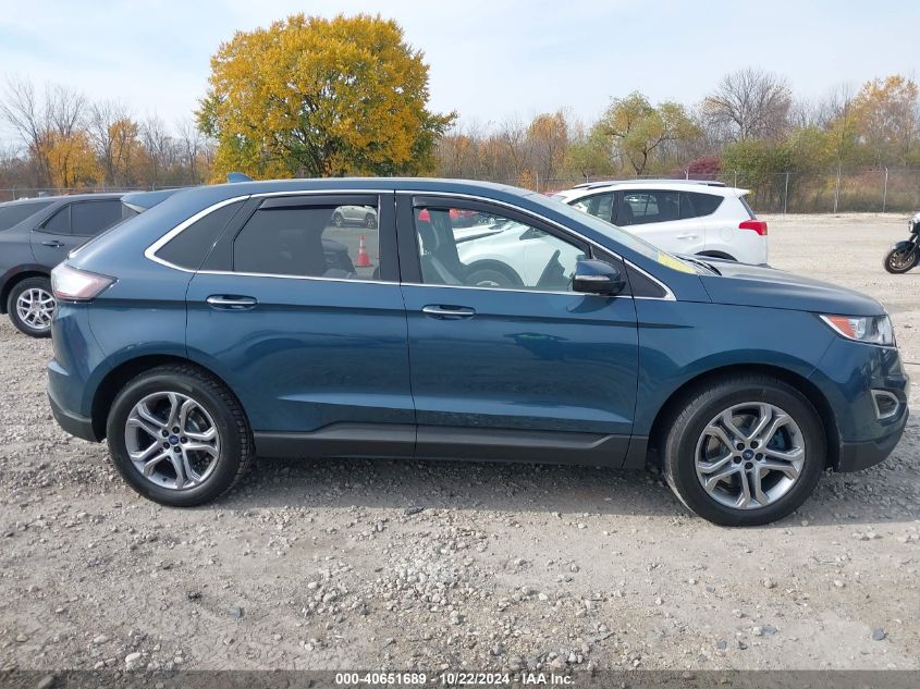 2016 Ford Edge Titanium VIN: 2FMPK4K94GBB71446 Lot: 40651689