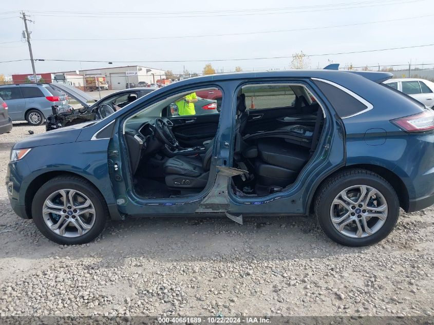2016 Ford Edge Titanium VIN: 2FMPK4K94GBB71446 Lot: 40651689