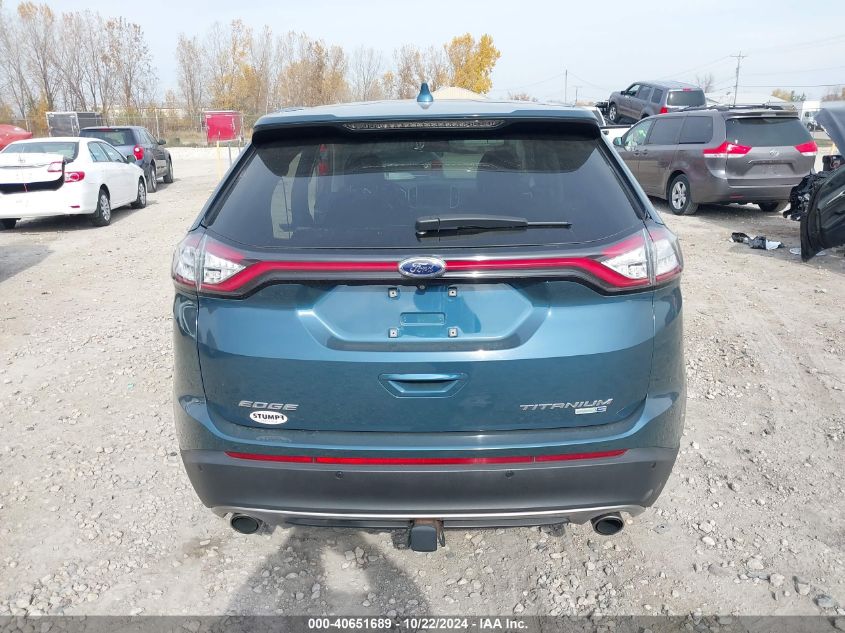 2016 Ford Edge Titanium VIN: 2FMPK4K94GBB71446 Lot: 40651689