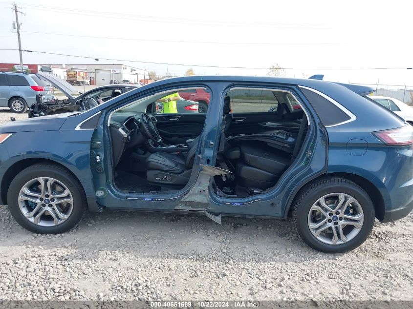 2016 Ford Edge Titanium VIN: 2FMPK4K94GBB71446 Lot: 40651689