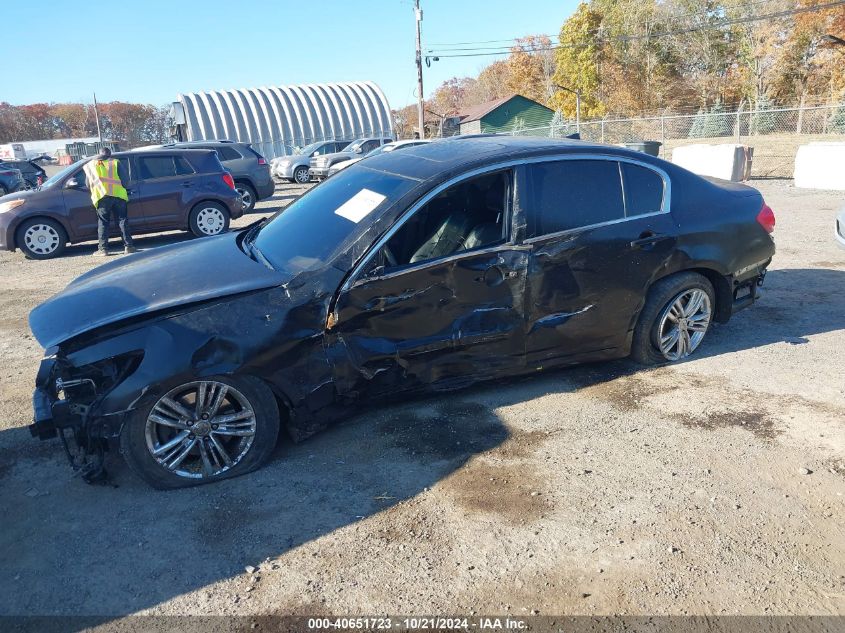 2010 Infiniti G37X VIN: JN1CV6AR0AM452560 Lot: 40651723