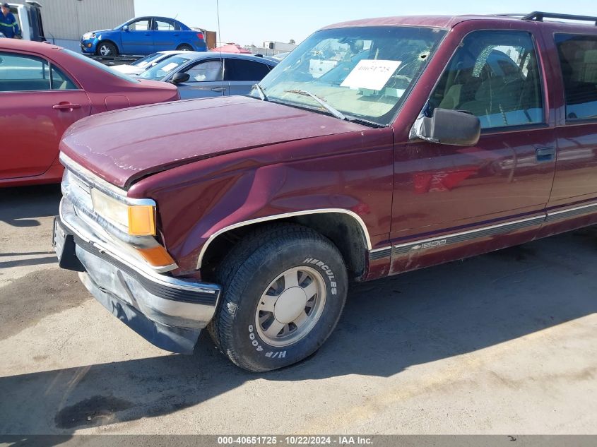 1998 Chevrolet Suburban 1500 VIN: 3GNEC16R4WG131307 Lot: 40651725