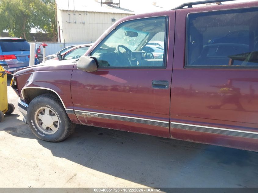 1998 Chevrolet Suburban 1500 VIN: 3GNEC16R4WG131307 Lot: 40651725