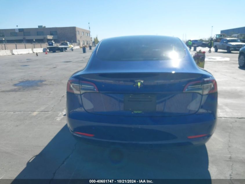 2023 Tesla Model 3 Rear-Wheel Drive VIN: 5YJ3E1EA7PF603528 Lot: 40651747