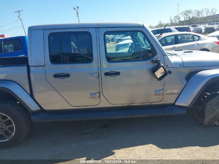 2020 Jeep Gladiator Overland 4X4 VIN: 1C6HJTFG4LL138382 Lot: 40651748