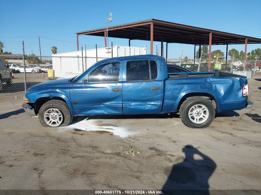 2002 Dodge Dakota Slt VIN: 1B7HL48N22S632104 Lot: 40651775