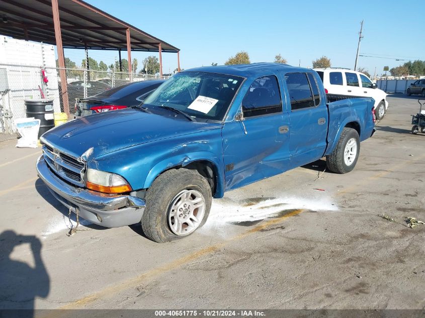 2002 Dodge Dakota Slt VIN: 1B7HL48N22S632104 Lot: 40651775