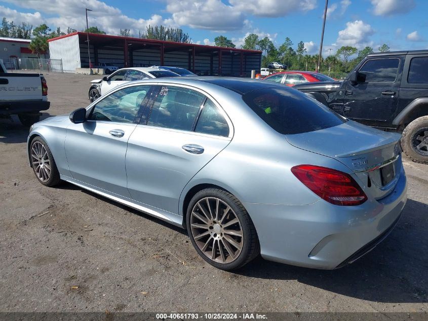 VIN 55SWF4JB0HU188451 2017 Mercedes-Benz C 300, Lux... no.3