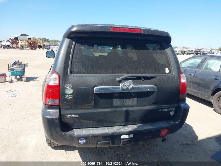 2007 Toyota 4Runner Sr5 V6 VIN: JTEZU14R078091420 Lot: 40651794