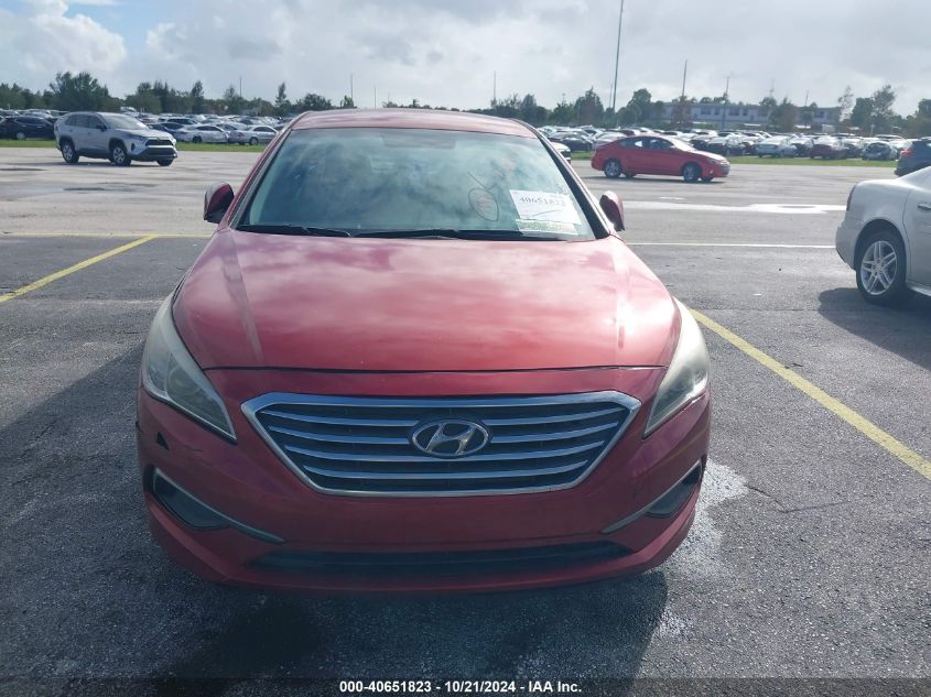 2016 Hyundai Sonata Se VIN: 5NPE24AF4GH303564 Lot: 40651823