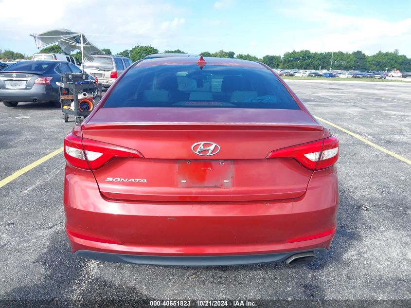 2016 Hyundai Sonata Se VIN: 5NPE24AF4GH303564 Lot: 40651823