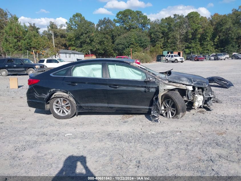 VIN 5NPE24AF9HH547650 2017 HYUNDAI SONATA SE