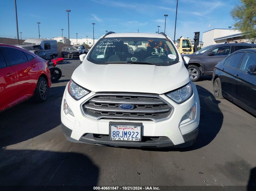 2020 Ford Ecosport Se VIN: MAJ3S2GE3LC326114 Lot: 40651847