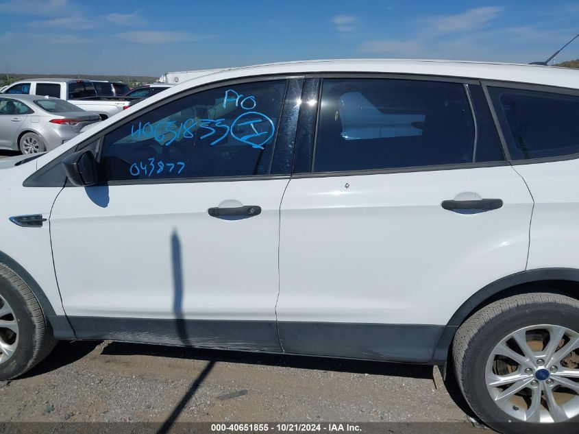 2018 Ford Escape S VIN: 1FMCU0F78JUC94856 Lot: 40651855