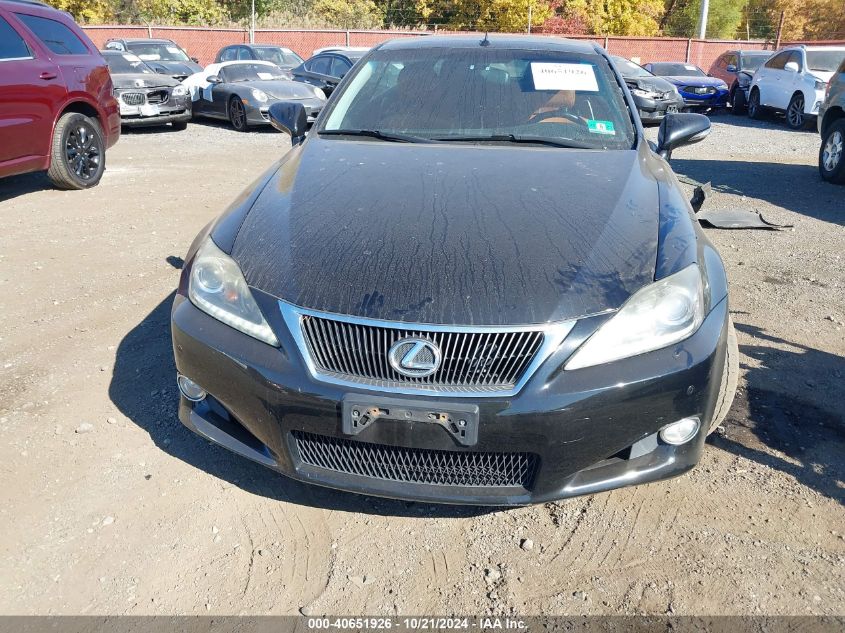 2012 Lexus Is 250C VIN: JTHFF2C29C2524689 Lot: 40651926