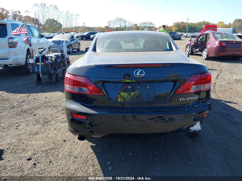 2012 Lexus Is 250C VIN: JTHFF2C29C2524689 Lot: 40651926