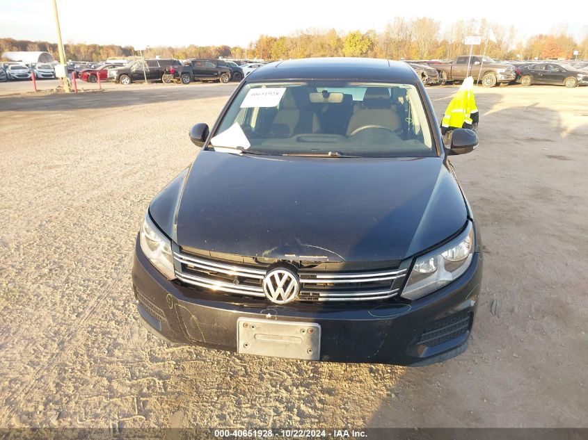 2012 Volkswagen Tiguan S VIN: WVGBV7AX5CW596475 Lot: 40651928