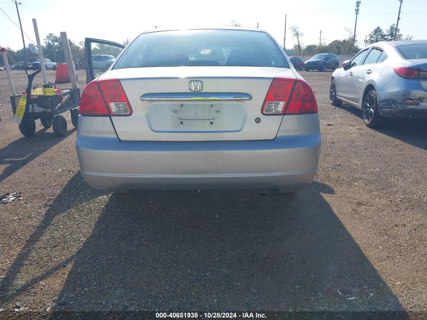 2003 Honda Civic Lx VIN: 1HGES16603L09279 Lot: 40651938