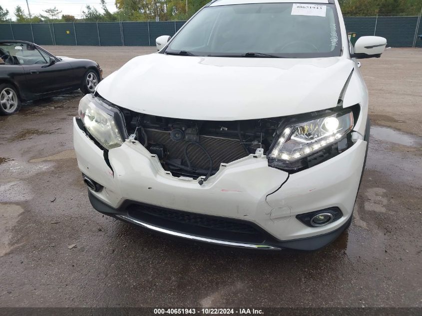 2016 Nissan Rogue S/Sl/Sv VIN: 5N1AT2MV7GC804894 Lot: 40651943