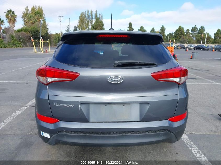 2016 Hyundai Tucson Se VIN: KM8J23A4XGU231133 Lot: 40651945