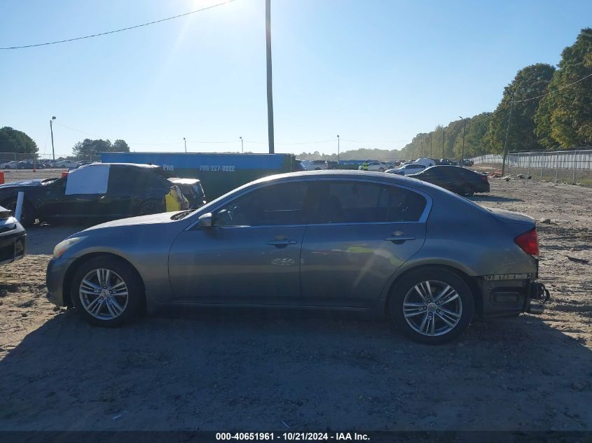 2012 Infiniti G37 Journey VIN: JN1CV6AP0CM936102 Lot: 40651961