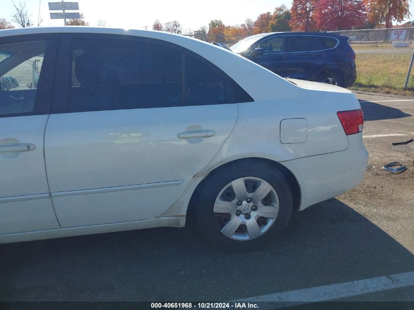 2006 Hyundai Sonata Gl VIN: KMHET46C76A106255 Lot: 40651968