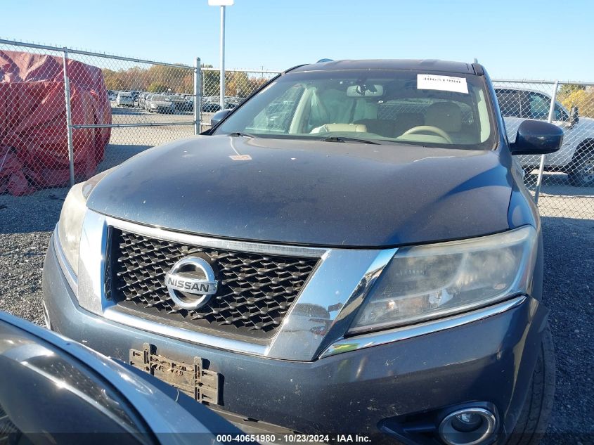 2014 Nissan Pathfinder Sl VIN: 5N1AR2MM7EC721694 Lot: 40651980