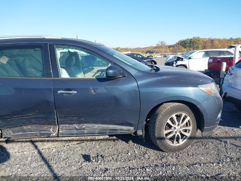 2014 Nissan Pathfinder Sl VIN: 5N1AR2MM7EC721694 Lot: 40651980