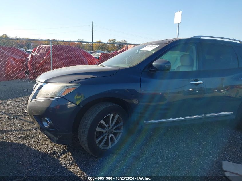 2014 Nissan Pathfinder Sl VIN: 5N1AR2MM7EC721694 Lot: 40651980