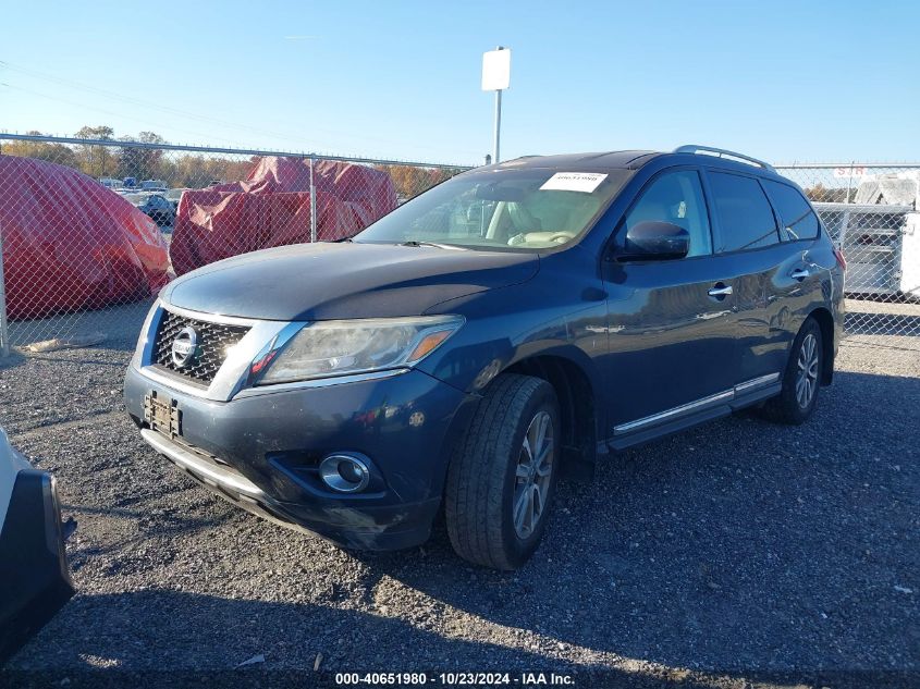 2014 Nissan Pathfinder Sl VIN: 5N1AR2MM7EC721694 Lot: 40651980