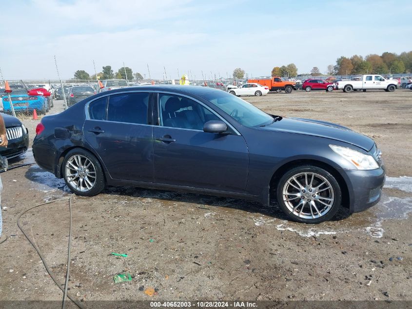 2007 Infiniti G35 Journey VIN: JNKBV61E17M714857 Lot: 40652003