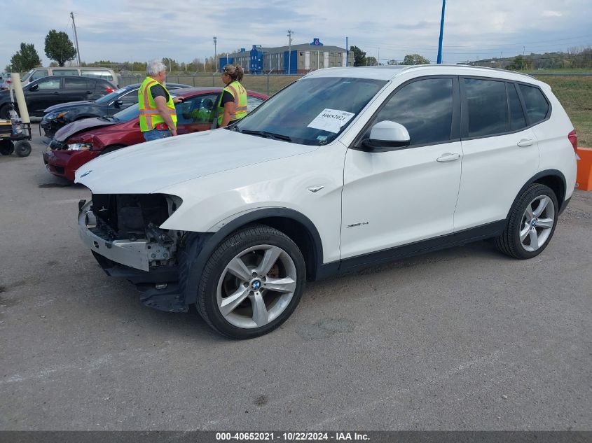 2017 BMW X3 xDrive28I VIN: 5UXWX9C5XH0T15030 Lot: 40652021