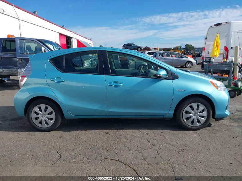 2012 Toyota Prius C Three VIN: JTDKDTB33C1017380 Lot: 40652022