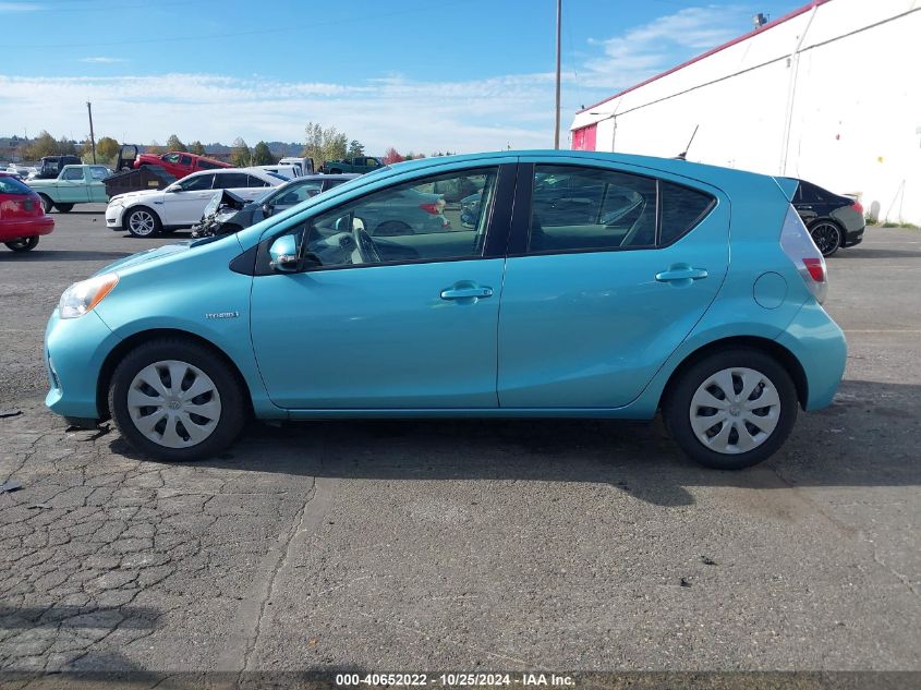 2012 Toyota Prius C Three VIN: JTDKDTB33C1017380 Lot: 40652022