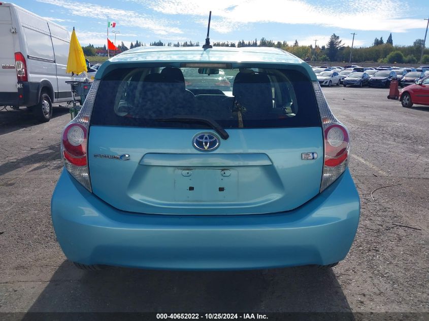 2012 Toyota Prius C Three VIN: JTDKDTB33C1017380 Lot: 40652022