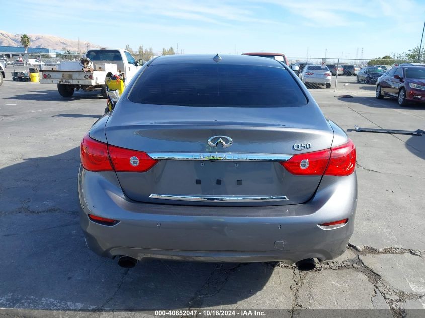 2016 Infiniti Q50 3.0T Premium VIN: JN1EV7AP6GM305729 Lot: 40652047