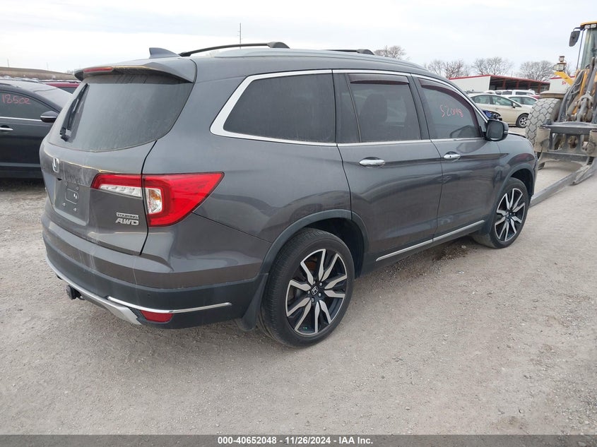 Vin: 5fnyf6h65kb004997, lot: 41141299, honda pilot touring 20194