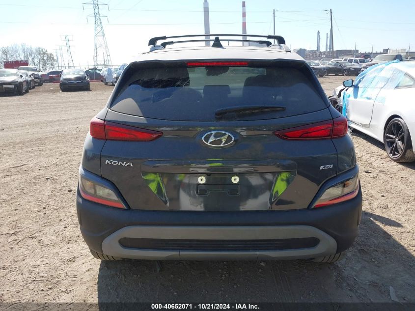 2023 Hyundai Kona Sel VIN: KM8K6CAB9PU022571 Lot: 40652071