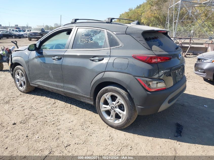 2023 Hyundai Kona Sel VIN: KM8K6CAB9PU022571 Lot: 40652071