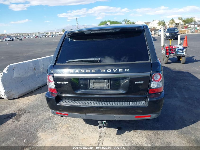 2013 Land Rover Range Rover Sport Hse VIN: SALSF2D40DA770160 Lot: 40652089