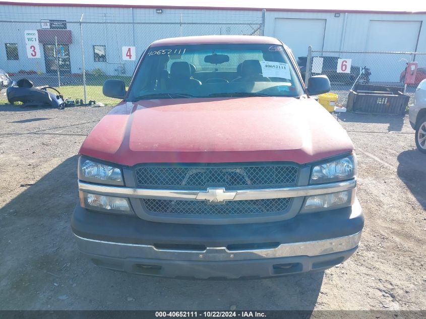 2005 Chevrolet Silverado 1500 Work Truck VIN: 1GCEK19B15E319542 Lot: 40652111