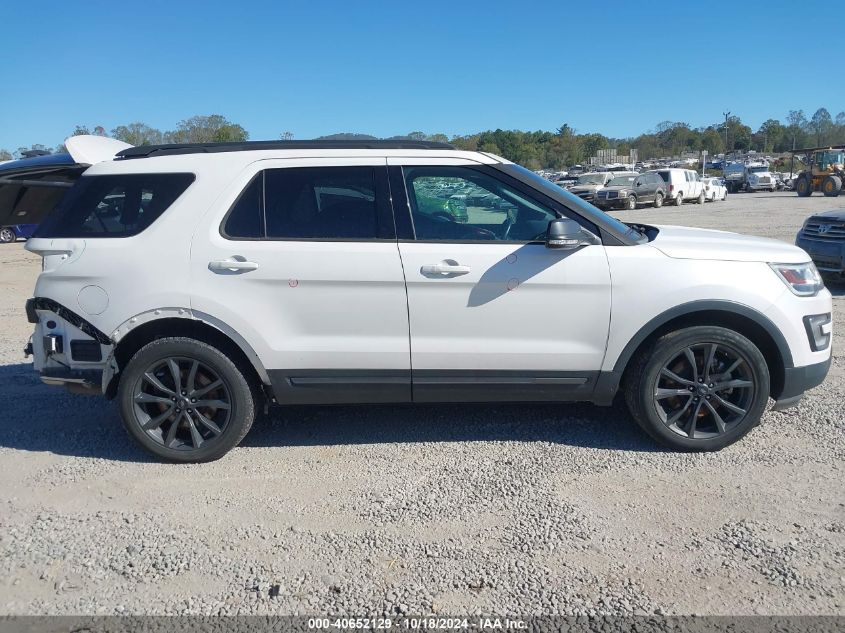 2017 Ford Explorer Xlt VIN: 1FM5K8D86HGC33085 Lot: 40652129