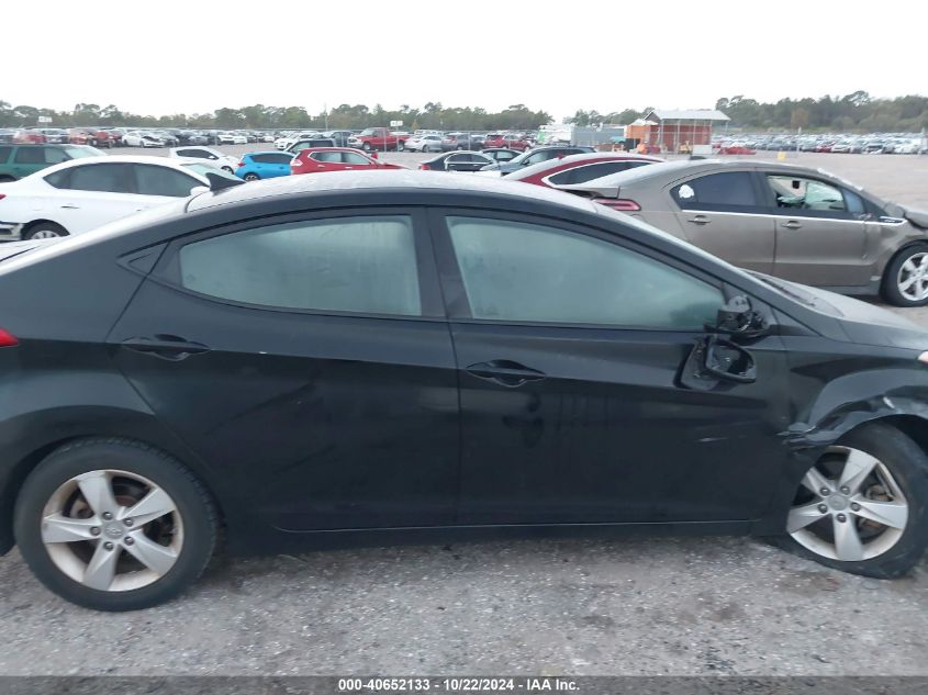 2013 Hyundai Elantra Gls VIN: 5NPDH4AE0DH441020 Lot: 40652133