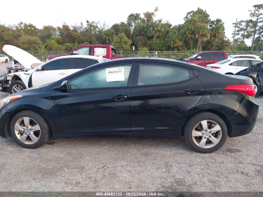 2013 Hyundai Elantra Gls VIN: 5NPDH4AE0DH441020 Lot: 40652133